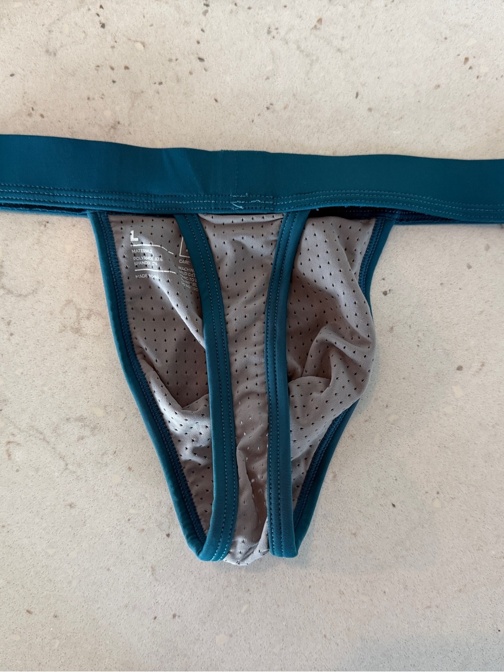 AWRY Aero Thong in Gray, Large - Picture 7 of 8